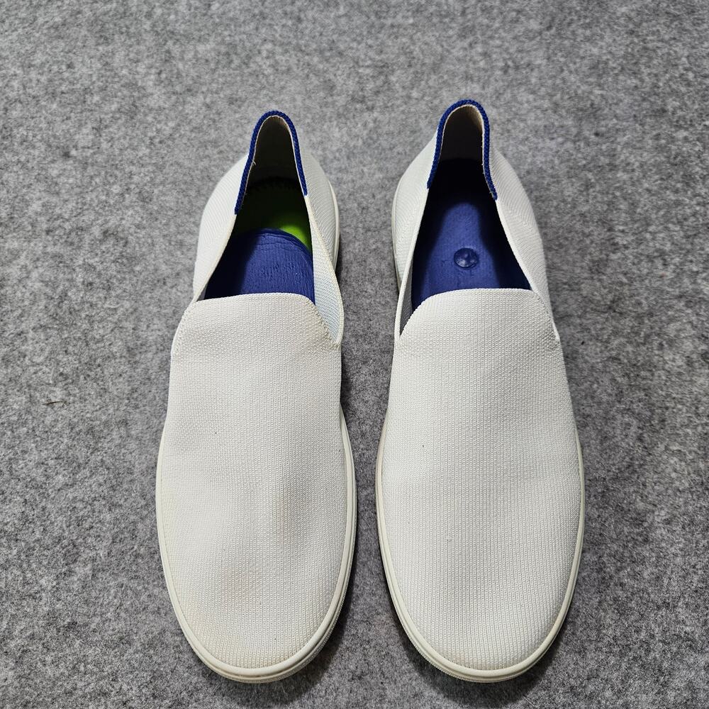 Rothy’s The Original Slip On Sneaker Bright White Knit Comfort Shoes 10.5